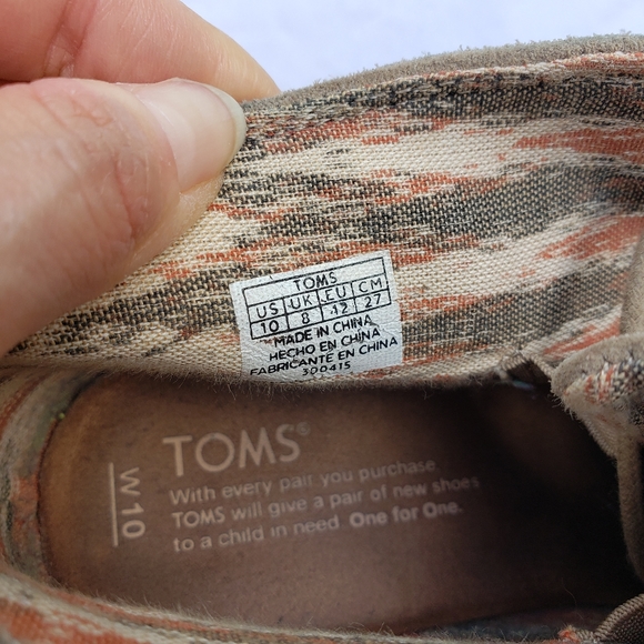 Toms Kala Desert Wedge Suede Booties Size 10 - Picture 13 of 15